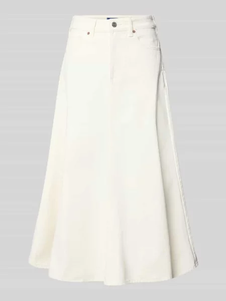 Spódnica maxi z wpuszczanymi Scotch & Soda biała