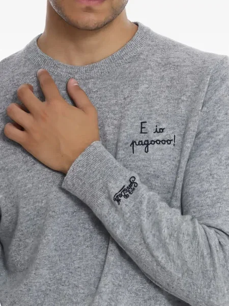 Hanorac Mc2 Saint Barth cu broderie gri