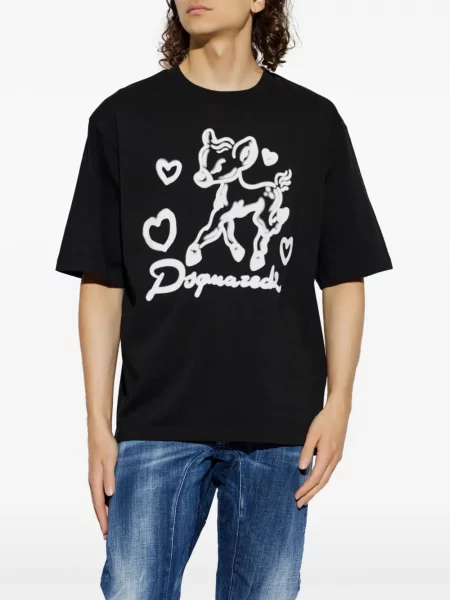 Tricou Dsquared2 cu imagine negru