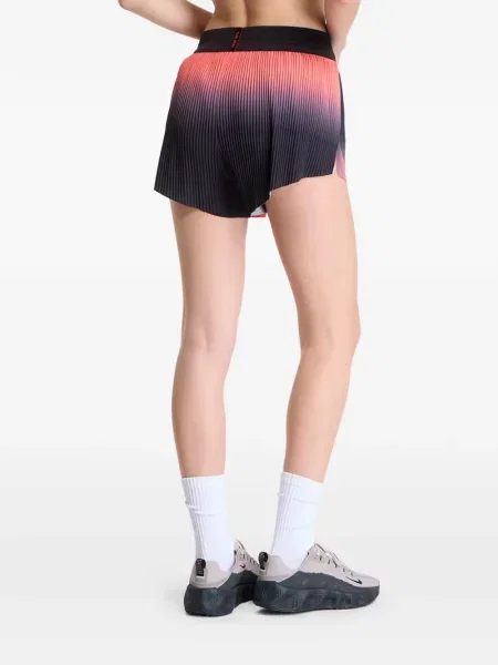 Kötött levágott póló Nike nyomtatás fekete
