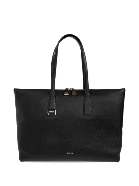 Geanta de piele Furla din piele negru