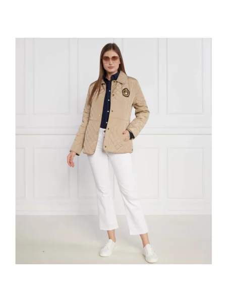 Lekka kurtka Ralph Lauren beżowa