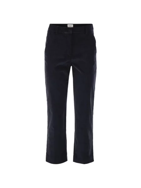 Pantaloni Weekend Max Mara de catifea albastru