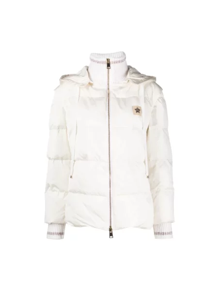 Kurtka puchowa Lorena Antoniazzi casual ocieplana biała