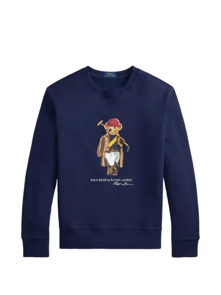 Kockás kerek nyakú ing Polo Ralph Lauren kék