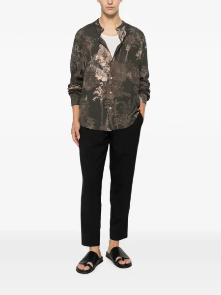 Подрязан панталон Yes London черно