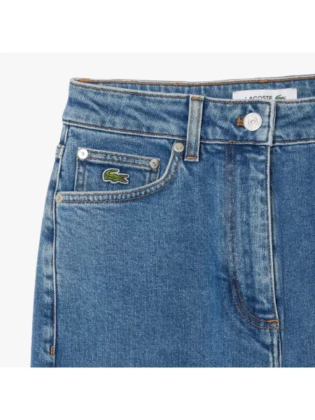 Lacoste джинси Straight Cut блакитні
