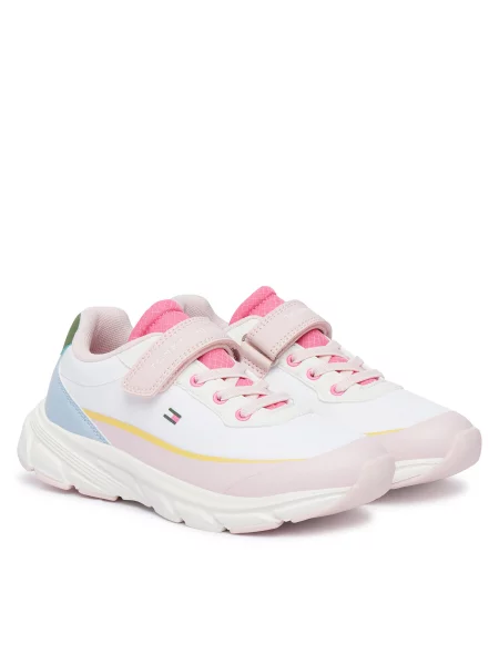 Sneakersy Tommy Hilfiger Low Cut Lace-Up/Velcro Sneaker S Barevná