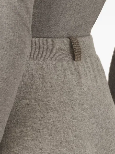 Pantaloni Fabiana Filippi din cașmir gri