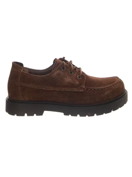BIRKENSTOCK Cipele na vezanje Highwood Moc Lace Low N Suede Leather Carafe' smeđa