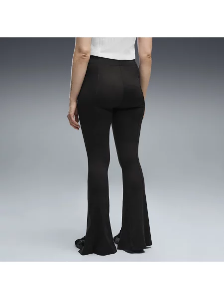 PUMA rozszerzane legginsy Essentials z zaszewkami Akcesoria S czarny