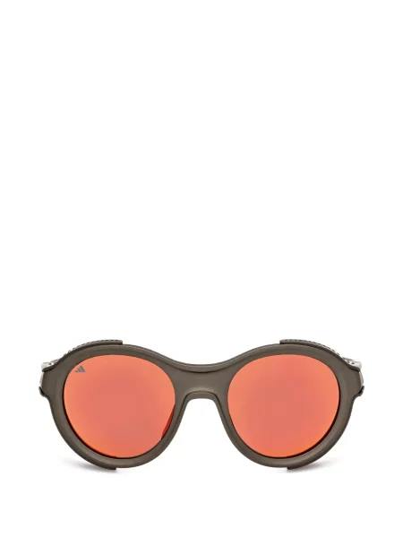 Ochelari de soare Adidas cu imprimeu geometric alb