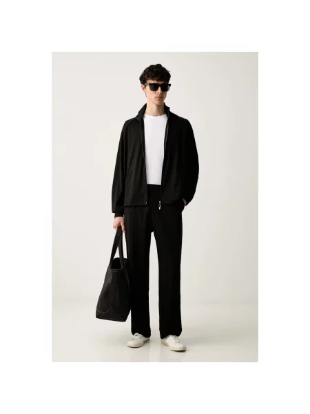 Spodnie Emporio Armani czarne
