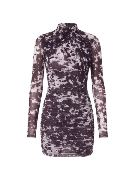 Rochie mini Nicholas cu volane negru