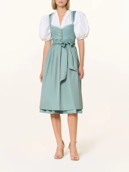 Cocovero Dirndl Halenka Zenta bílá