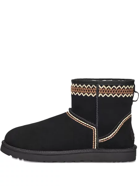 Botine Ugg din piele de căprioară clasici negru