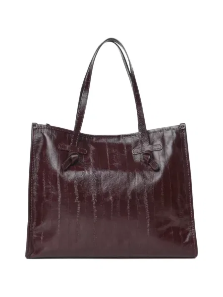 Geantă shopper Gianni Chiarini din piele violet