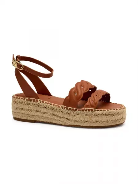 Tommy Hilfiger De piele sandale maro