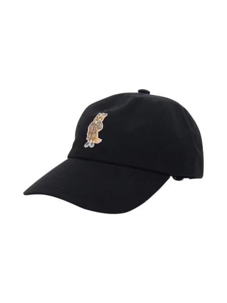 Maison Kitsuné Dressed Fox czapka baseballowa czarna