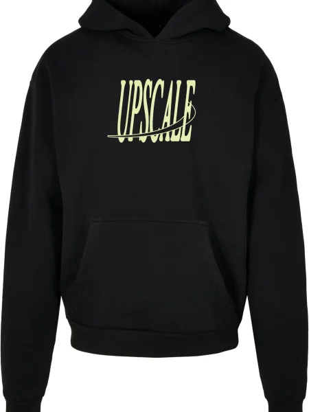 MT Upscale Majica Fortune Cranes pastelno zelena / rdeča / črna bela