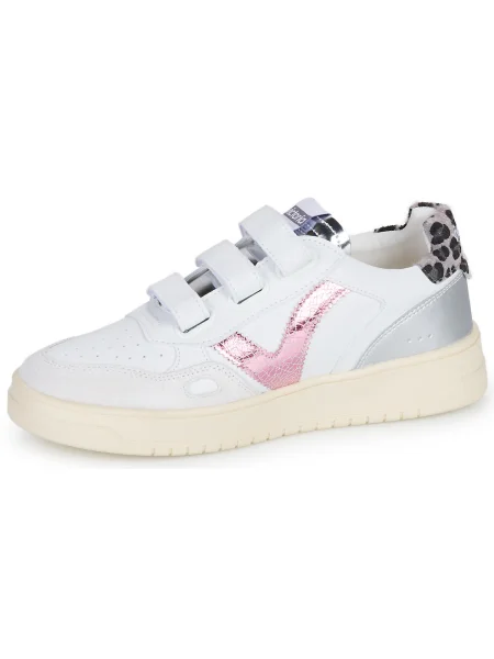 Pantofi Victoria cu imagine cu imprimeu animal print alb
