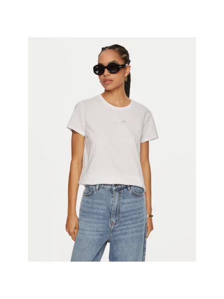 TWINSET Футболка Relaxed Fit білий