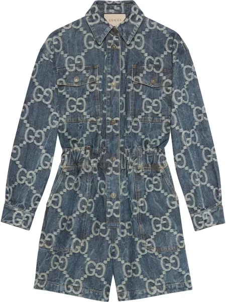 Salopetă de blugi Gucci