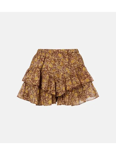 Pantaloni scurți Marant Etoile cu model floral verde