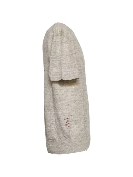 Žebrované tričko Amaranto šedé