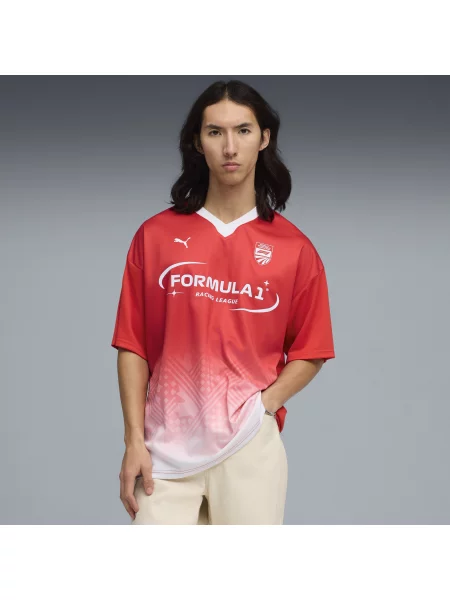 PUMA koszulka o luźnym kroju Kanada Akcesoria S czerwony