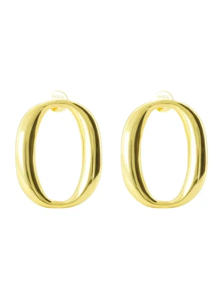 Kolczyki Patou eleganckie żółte