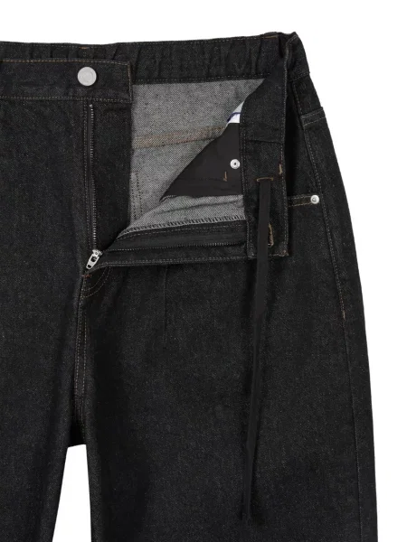 Τζιν με ίσιο πόδι Tomboy με κορδόνι μαύρο