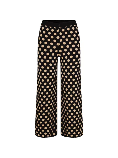 Pantaloni Simon Miller cu buline negru