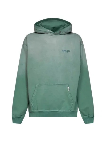 Hanorac cu glugă Represent verde