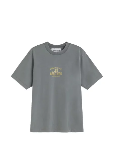 Tricou Les Héritiers cu imagine gri