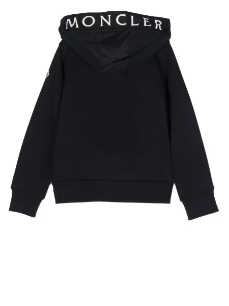 Bluza z kapturem dziecięca Moncler Enfant niebieska