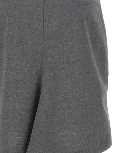 Fusta mini The Garment asimetrică gri