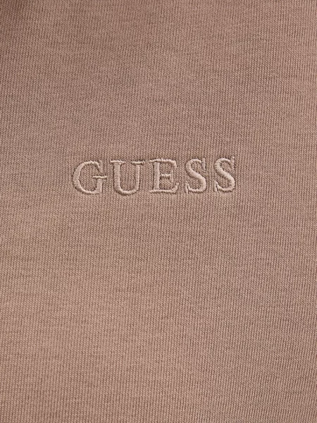 Кофта Guess SOFIA з капюшоном однотонна бежевий