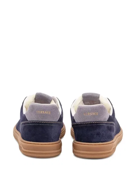 Fűzős csipkés sneaker Versace kék