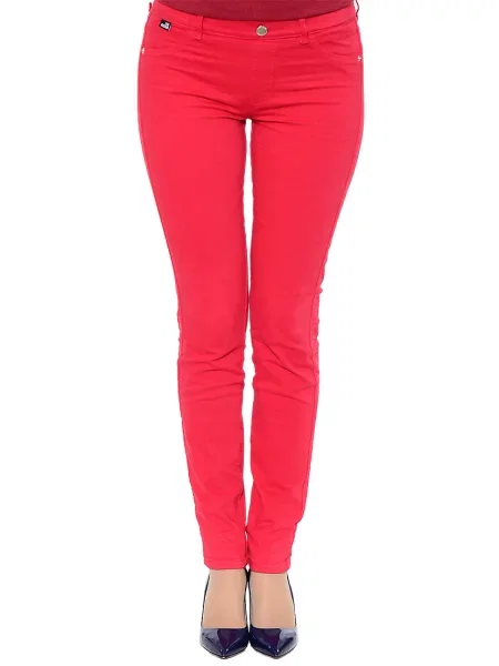 Брюки Love Moschino красные