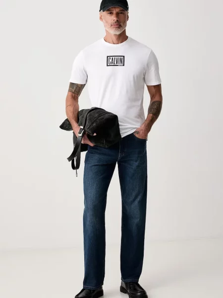 Calvin Klein Jeans tričko pánske biela
