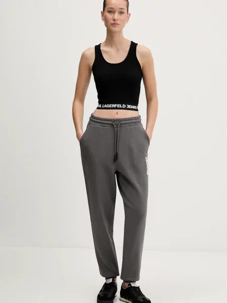 Tepláky Karl Lagerfeld Jeans sivá