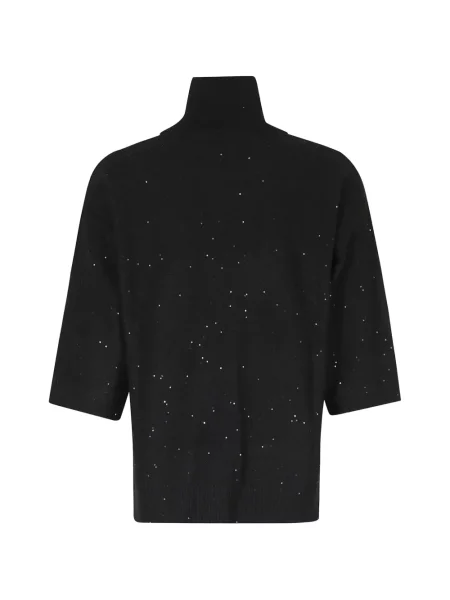 Pulover Seventy cu paiete negru