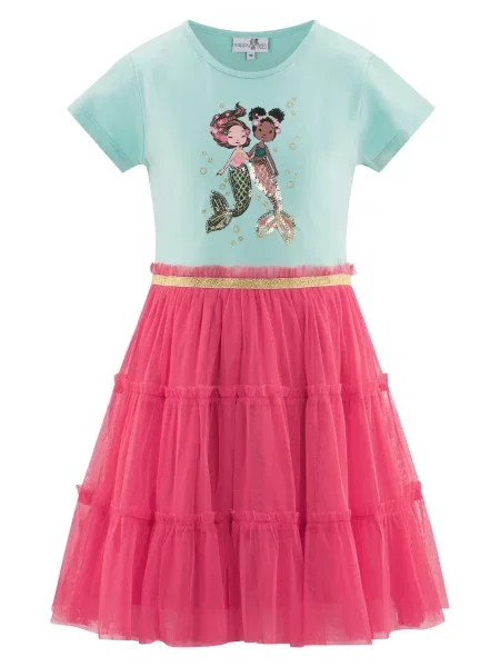 Happy girls Rochie deschis / mai multe culori albastru