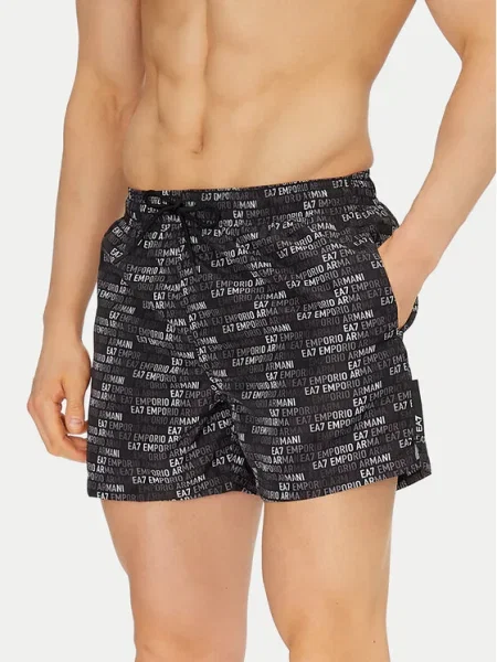 Emporio Armani Плувни шорти черен