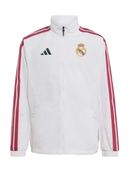 ADIDAS PERFORMANCE Geacă sport REAL H ANTH roșu / negru alb
