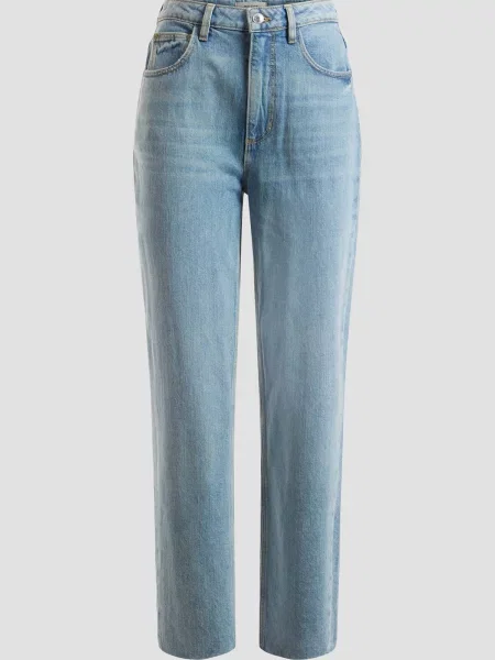 Прямые джинсы Guess голубые