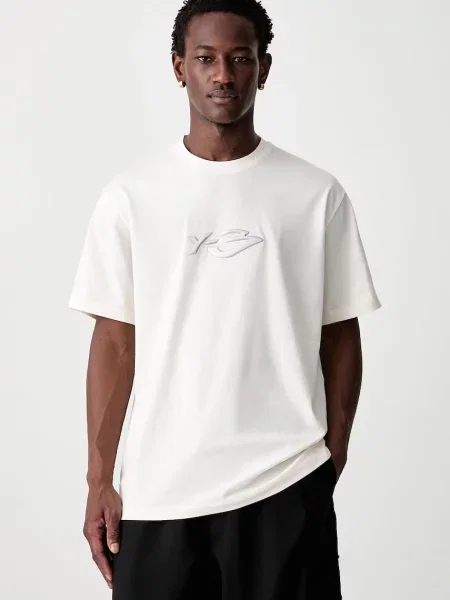 LOGO LS TEE T-shirt biała