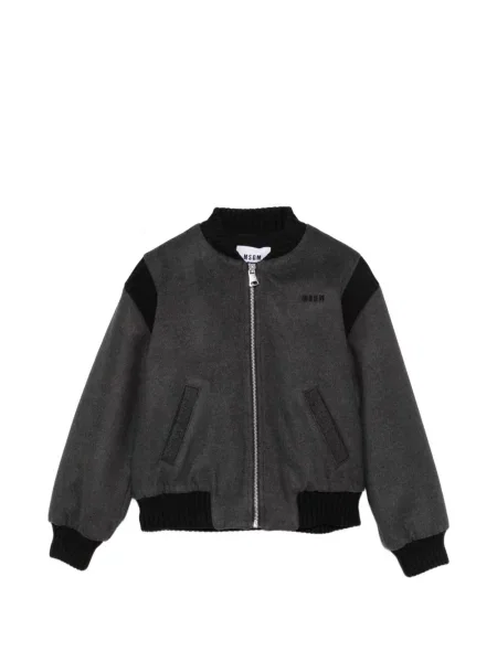 Kurtka bomber dziecięcy Msgm szary