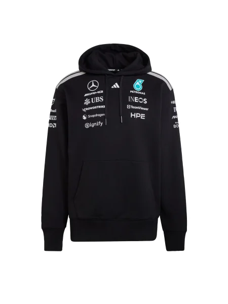 ADIDAS PERFORMANCE Hanorac sport Mercedes-AMG Petronas Formula 1 Team albastru deschis / negru alb